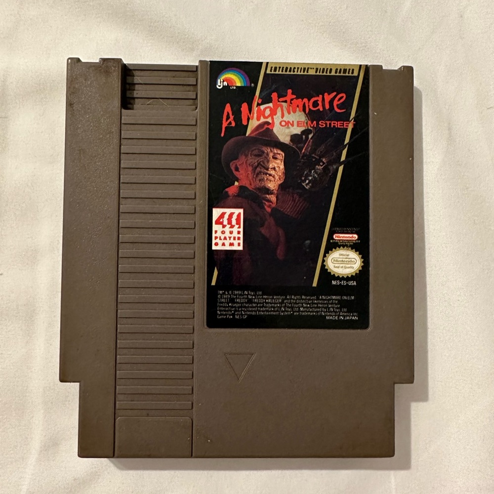 Nightmare on elm street Nintendo game